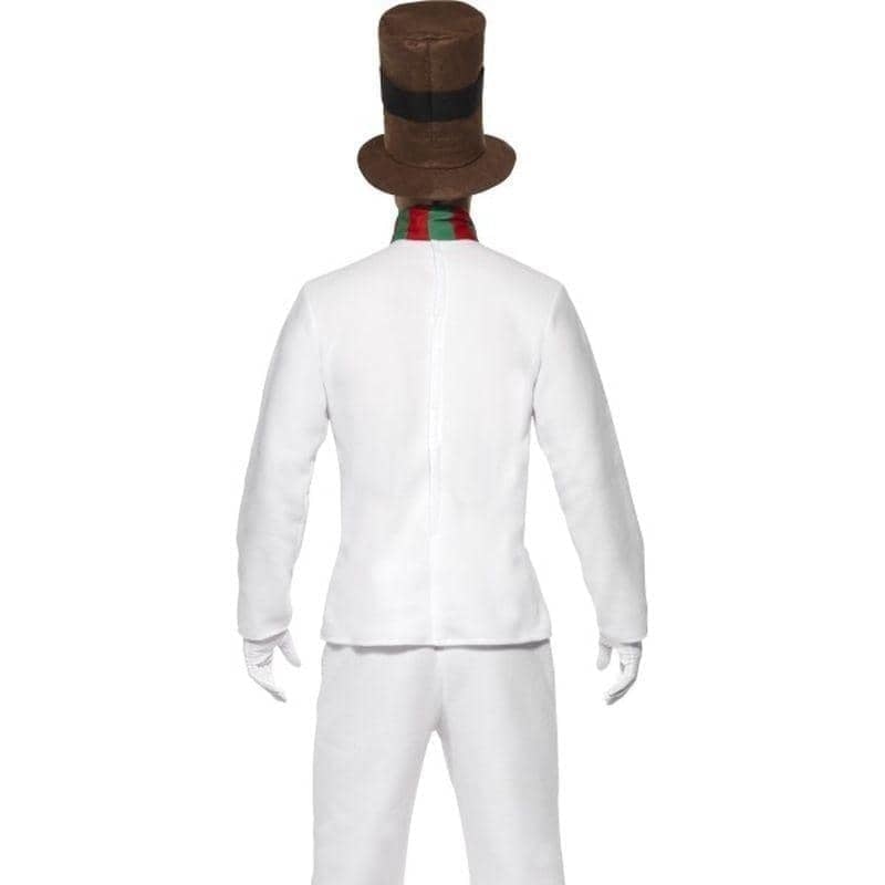 Mr Snowman Costume Adult White Brown_1