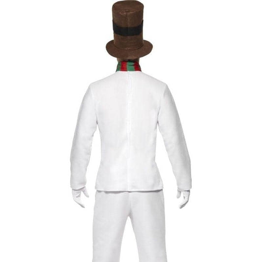 Mr Snowman Costume Adult White Suit 1