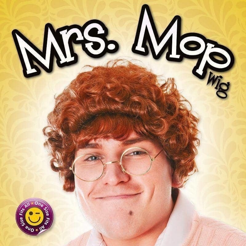 Mrs Mop Wig Brown Wigs Unisex_2 