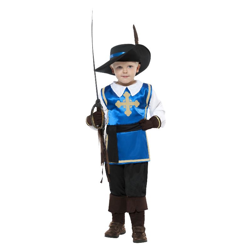 Musketeer Child Costume Blue 1