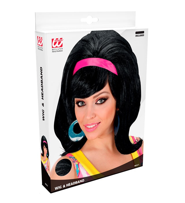 60S Mod Wig Black - In Box