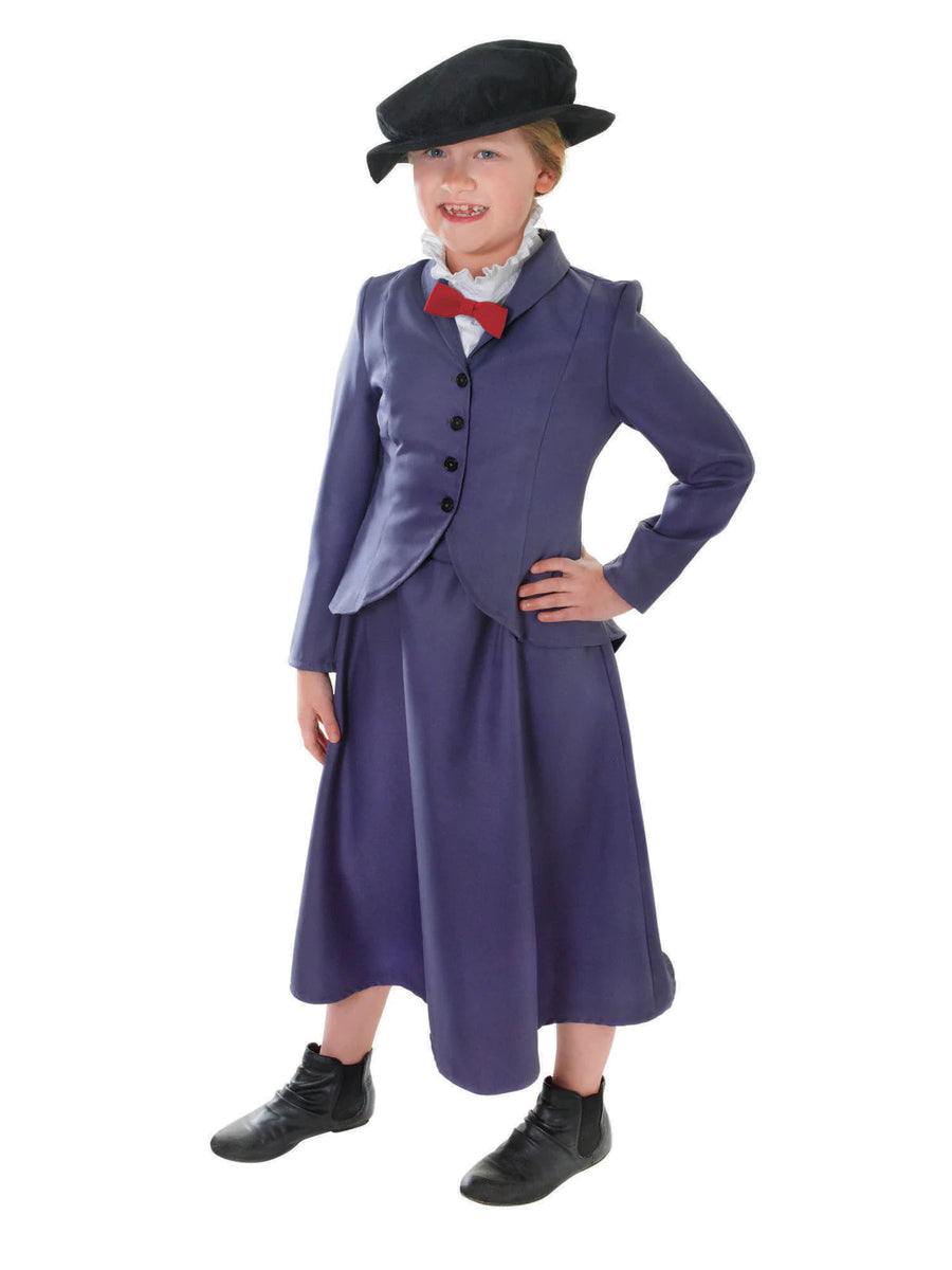 Nanny Childrens Costume Mary Poppins McPhee Childs Outfit_1