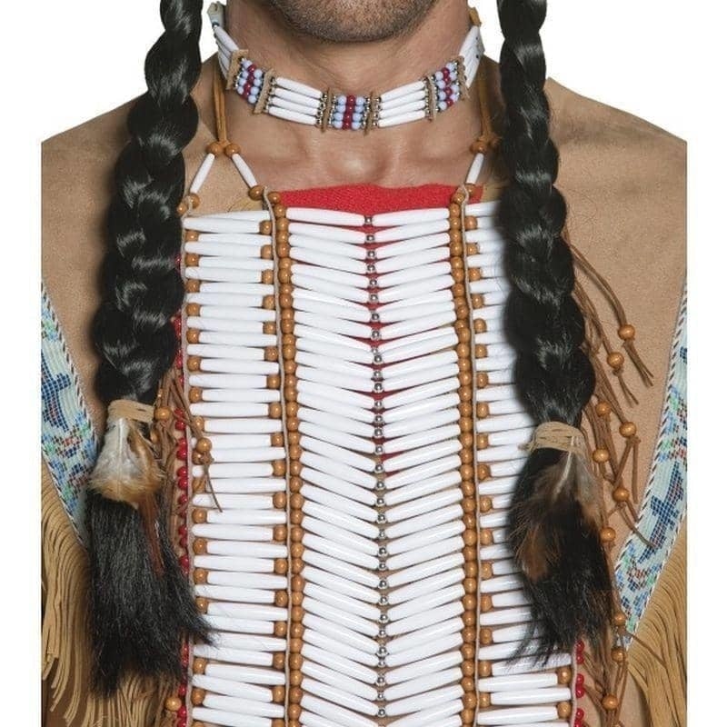 Native American Inspired Breastplate Adult White_1