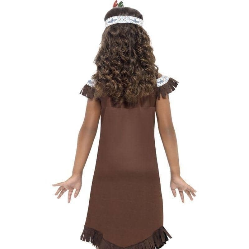 Native American Inspired Girl Costume Kids Brown_2