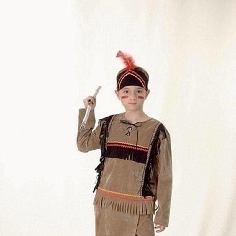 Native American Inspired Indian Boy Deluxe Boys Costume_1