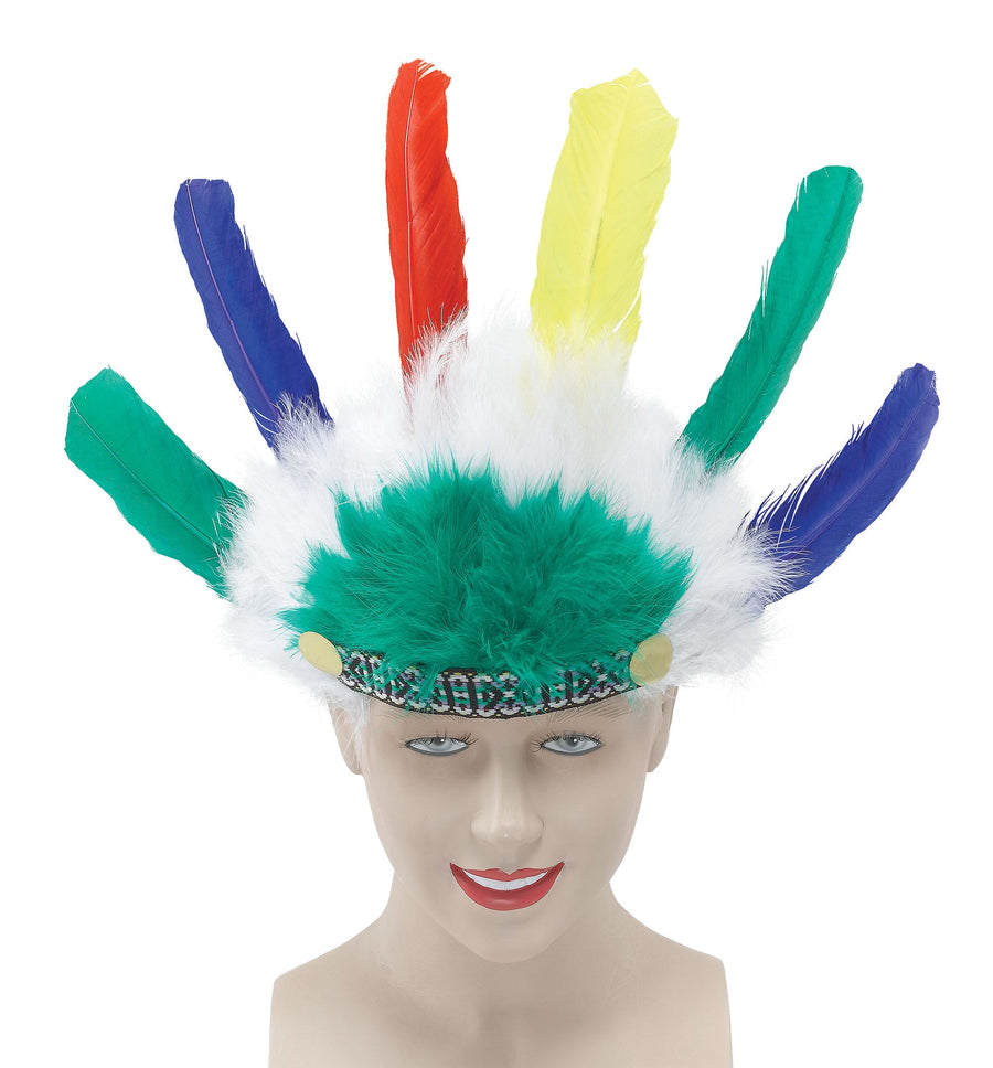 Native American Inspired Indian Headdress Childs Costume Accessories Unisex_1