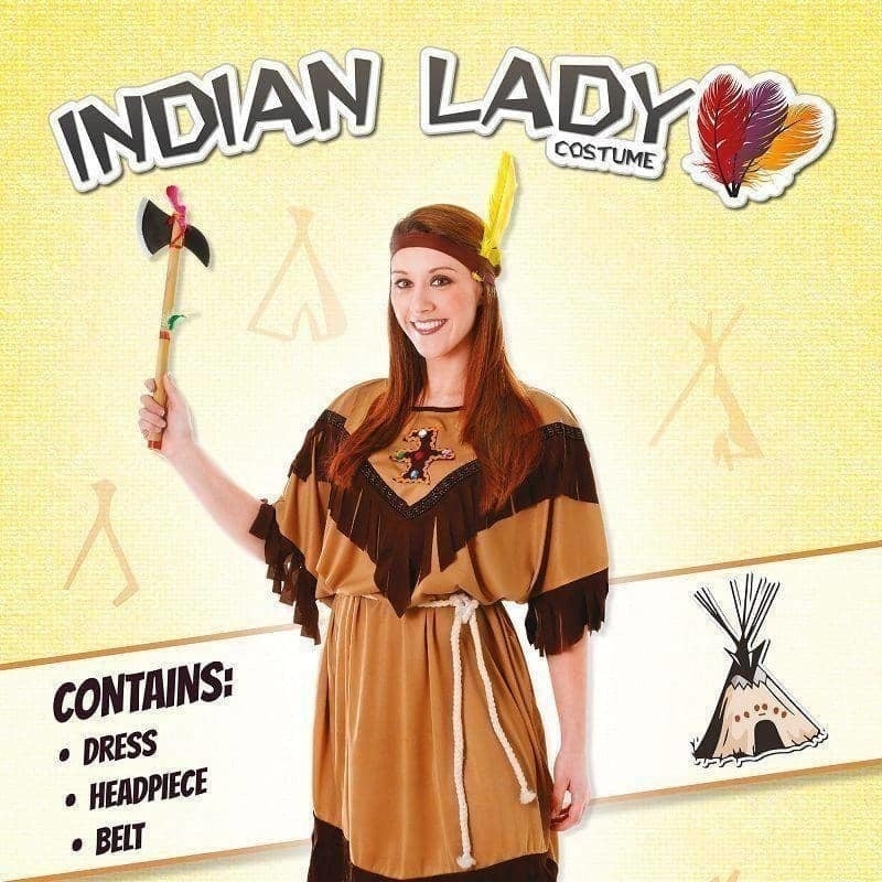 Native American Inspired Indian Lady Costume 2
