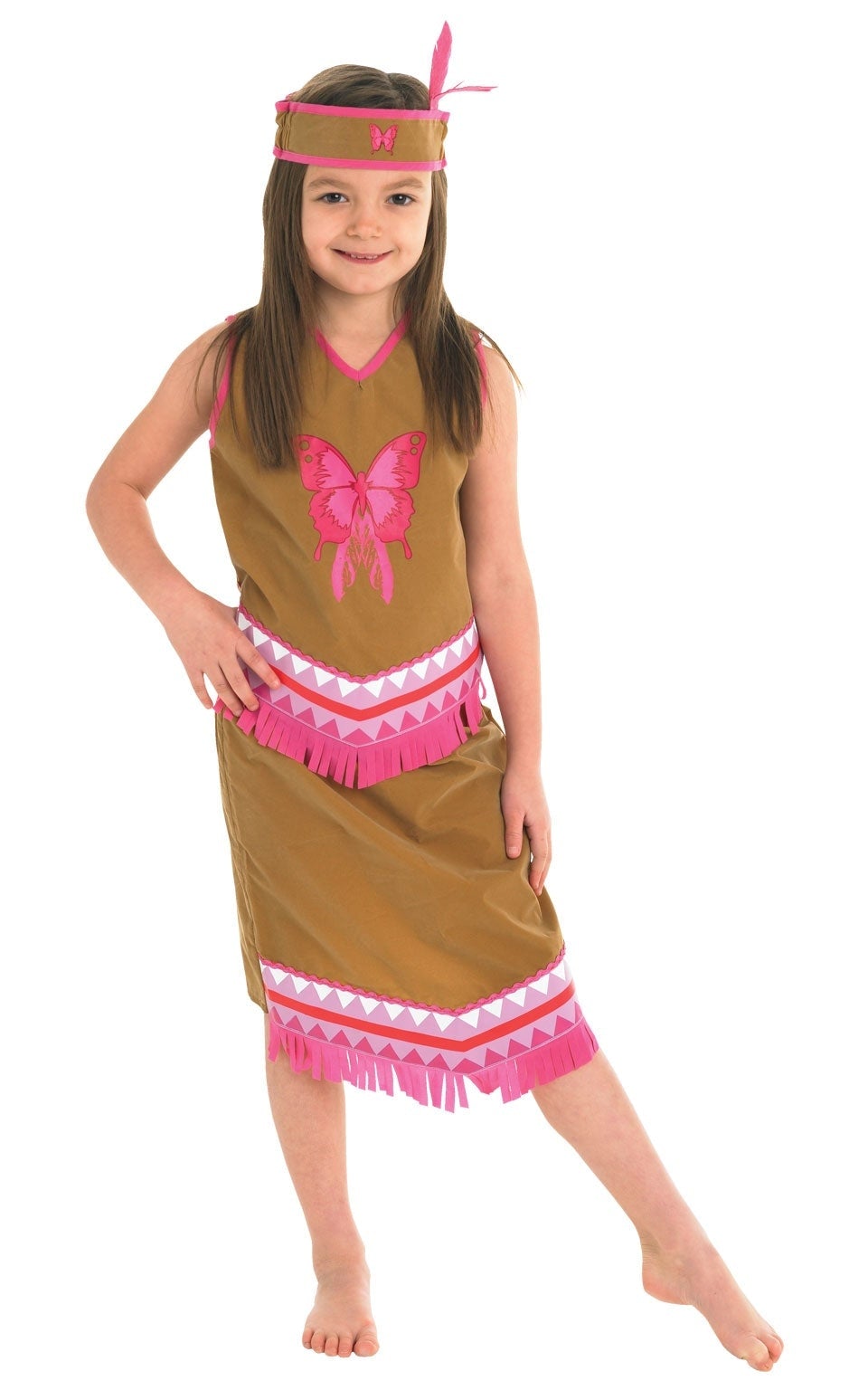 Native American Inspired Kids Indian Girl Costume 1