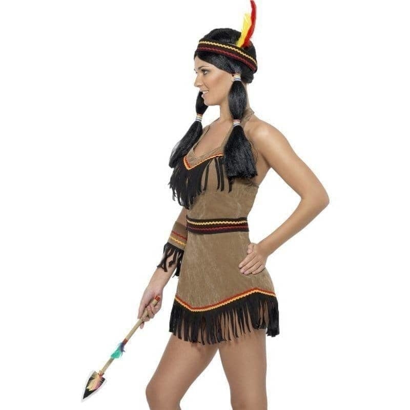Native American Inspired Woman Costume Adult Brown_2