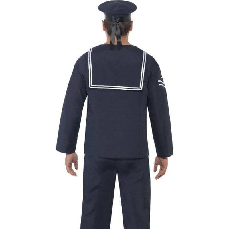 Naval Seaman Adult Blue Costume Trousers Top Hat 2
