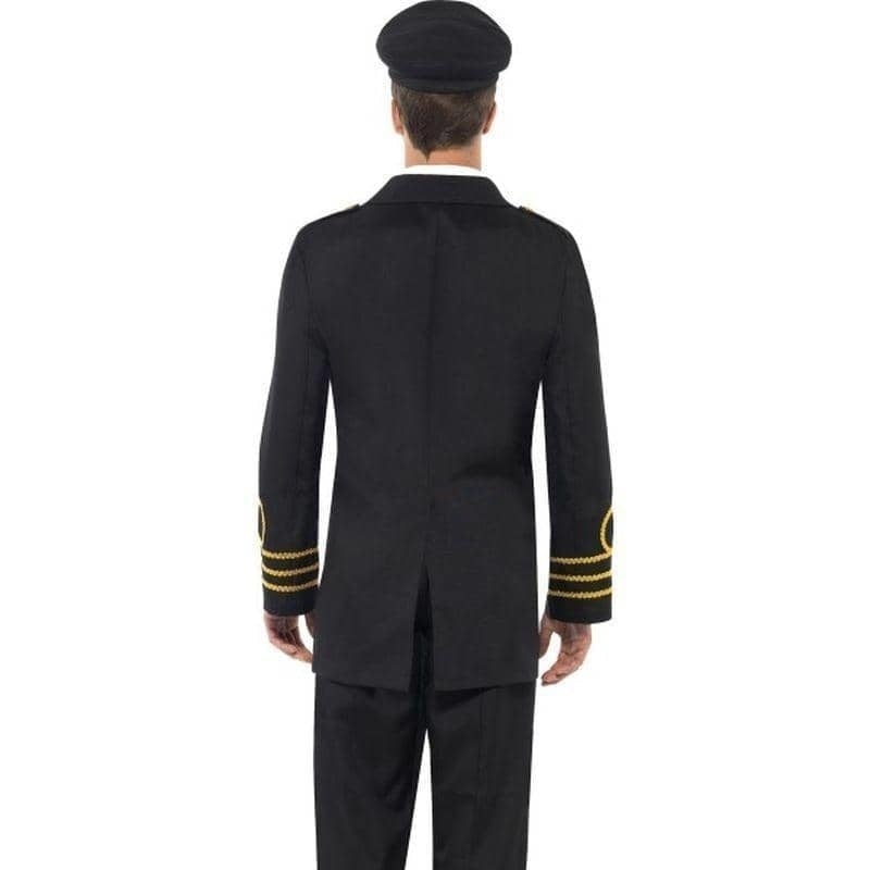 Navy Officer Authentic Adult Black Uniform Suit Costume_2