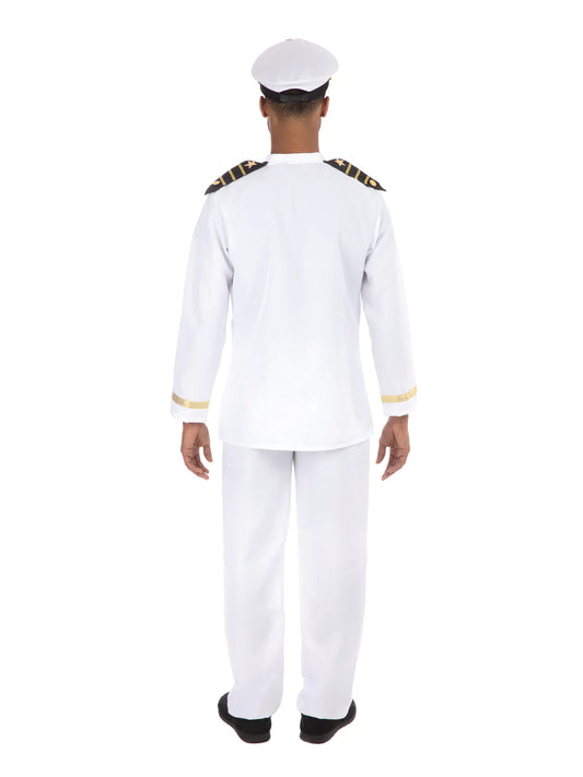 Navy Officer with Hat Top Gun Costume 2