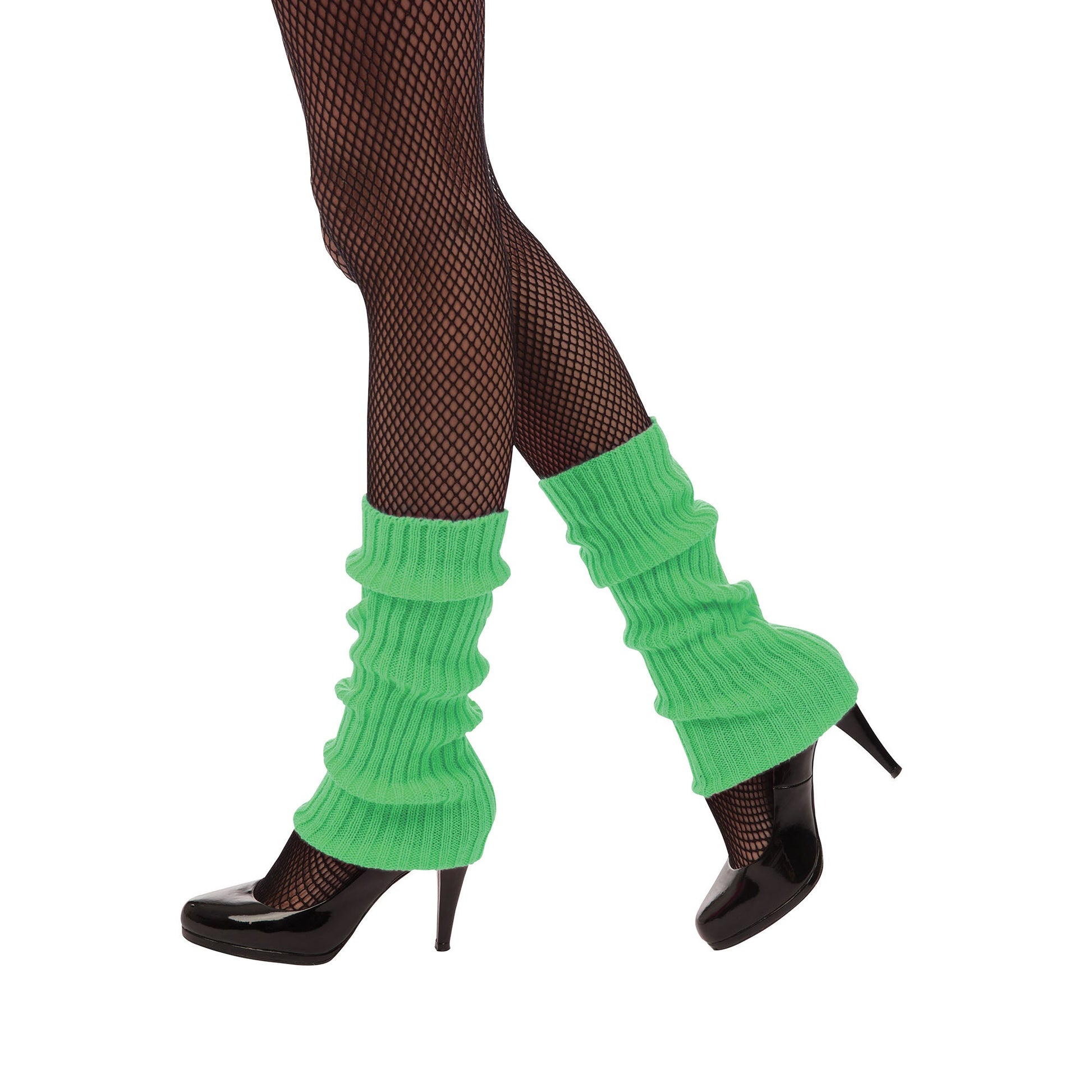 Neon Green 1980s Leg Warmer Costume Accessory 1