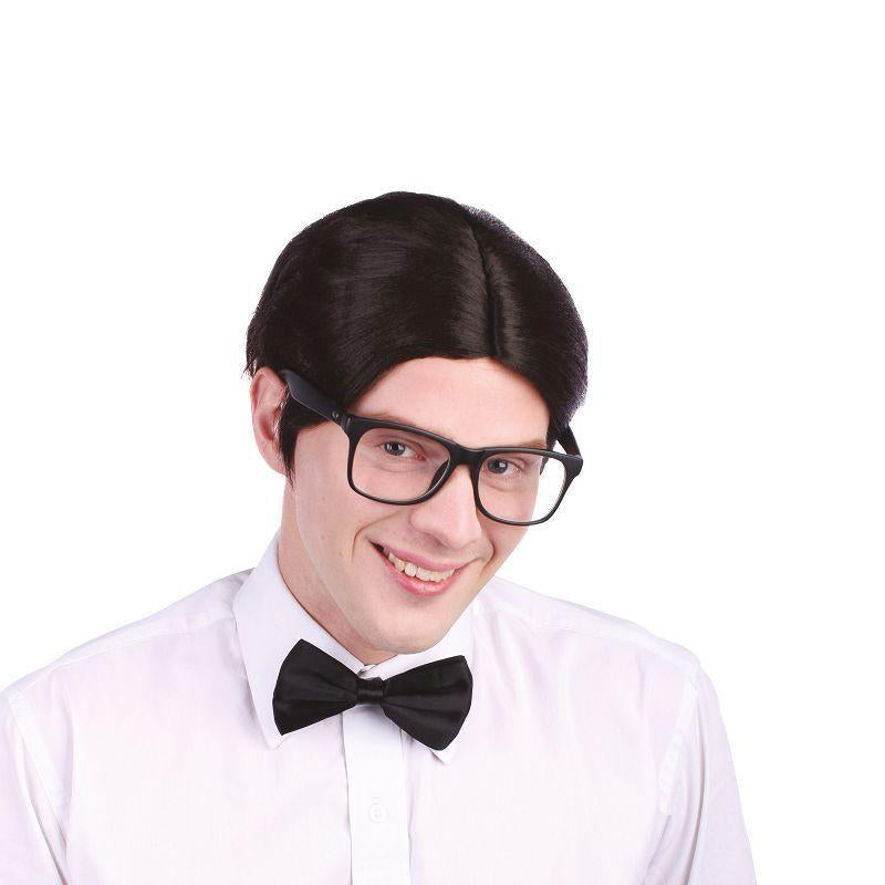 Nerd Wig 1950s Geek Centre Parting 2