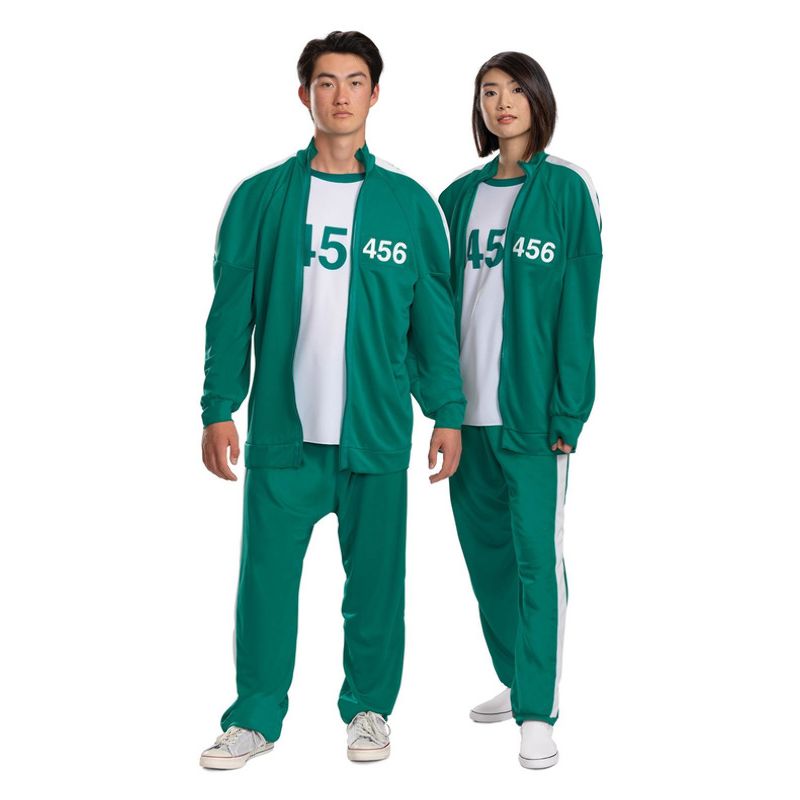 Netflix Squid Game Player 456 Costume Adult Green_1