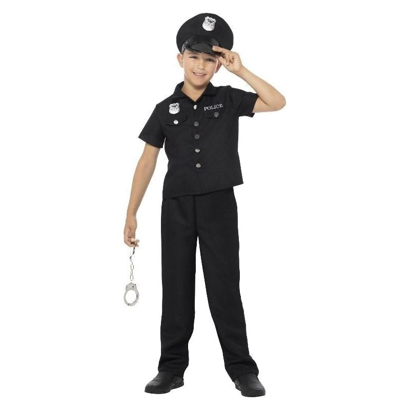 New York Cop Costume Kids Black_4