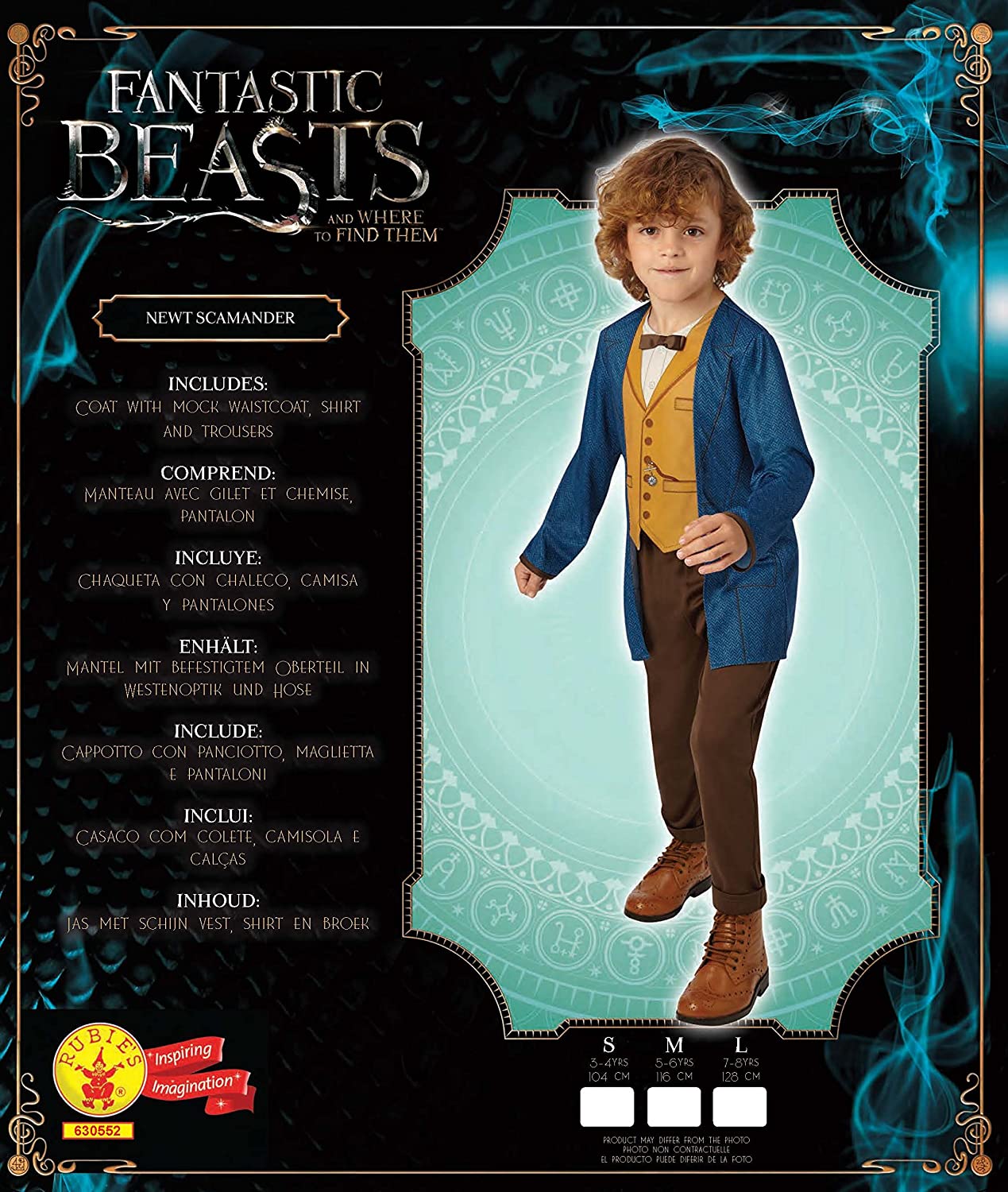 Newt Scamander Boys Costume Harry Potter 2