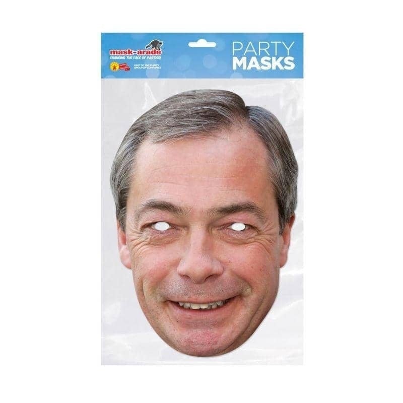 Nigel Farage Celebrity Face Mask 1