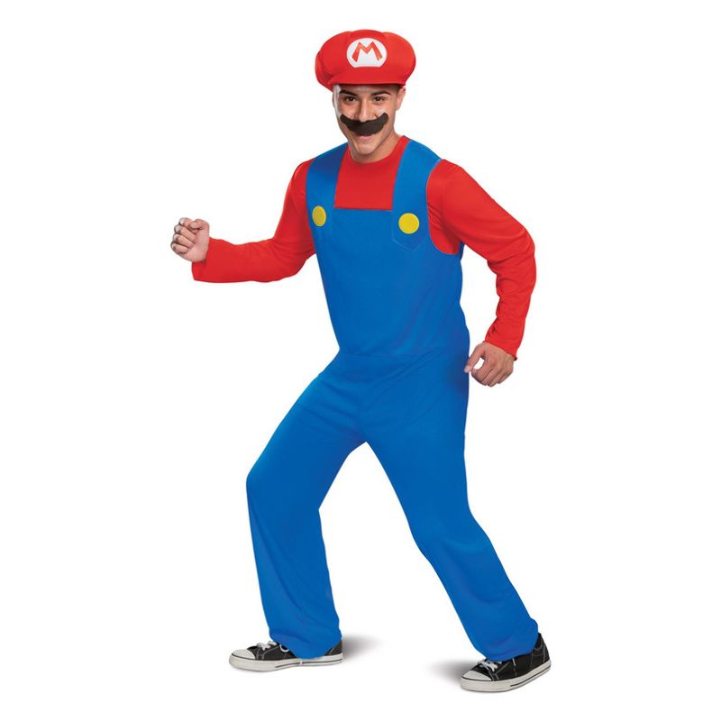 Nintendo Super Mario Brothers Classic Adult Red 1