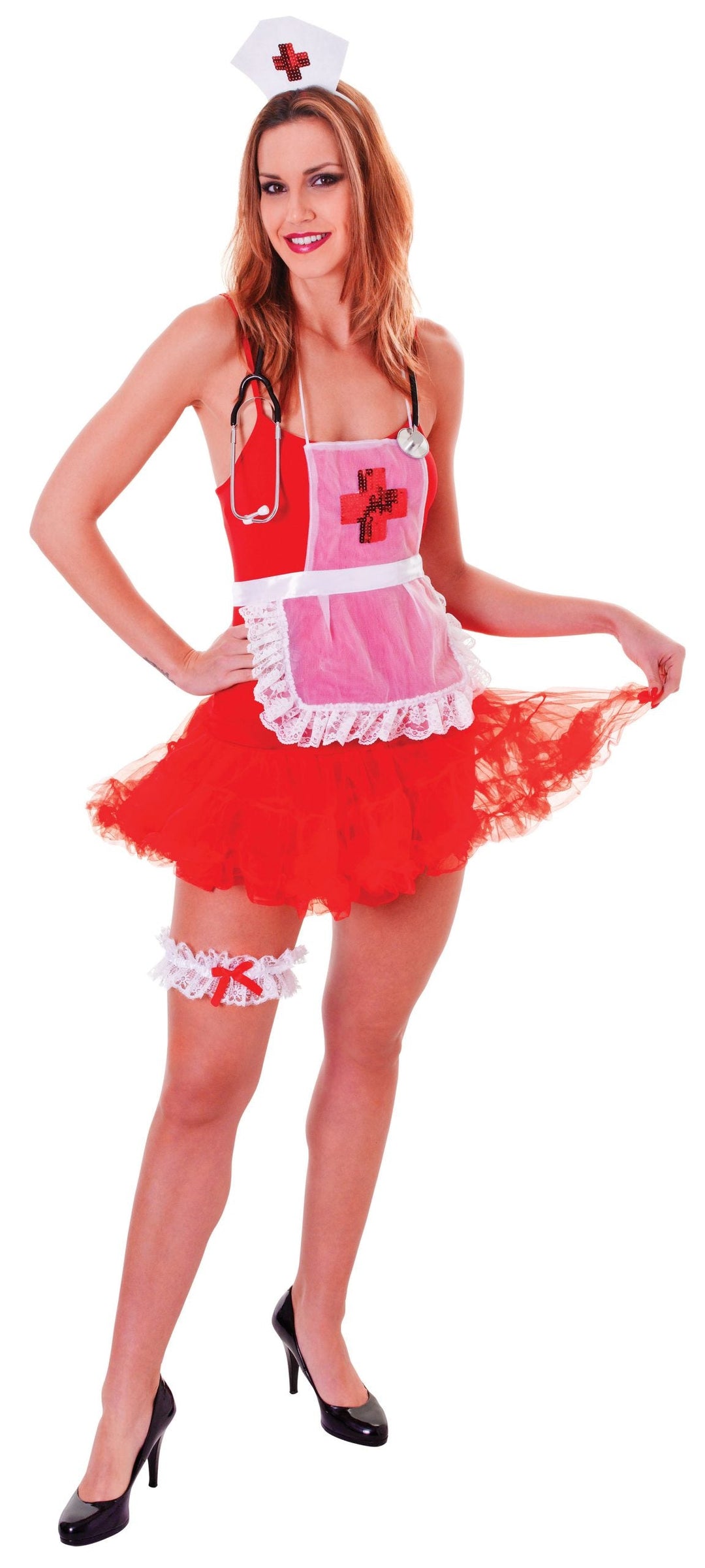 Nurse Apron Costume Set Deluxe Instant Disguise_1