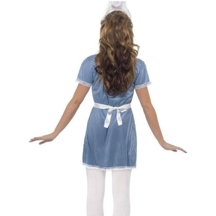 Nurse Naughty Costume Adult Blue White_2