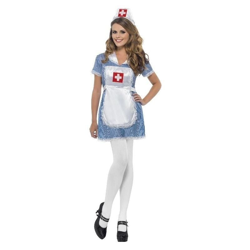 Naughty Nurse Costume Ladies Dress 1