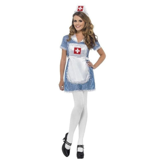 Naughty Nurse Costume Ladies Dress 1