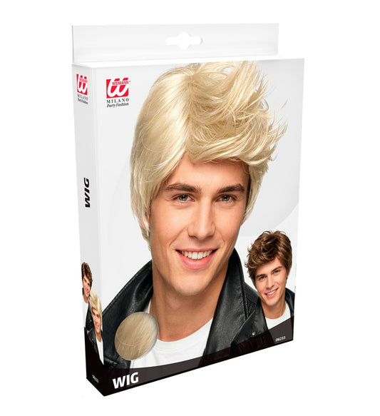 David Wig In Box - 2 Colors Ass.: Blond, Brown