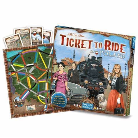 Ticket to Ride Poland Map Collection Board Game