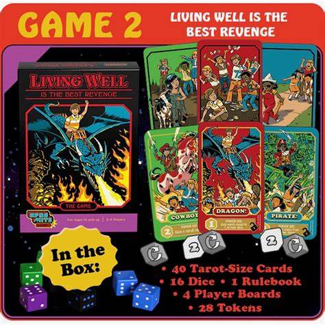 Living Well is the Best Revenge Steven Rhodes Games Vol 2 Board Game by Cryptozoic Entertainment