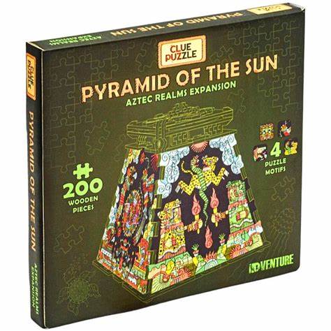 Aztec Realms Pyramid of the Sun Puzzleset Board Game Expansion