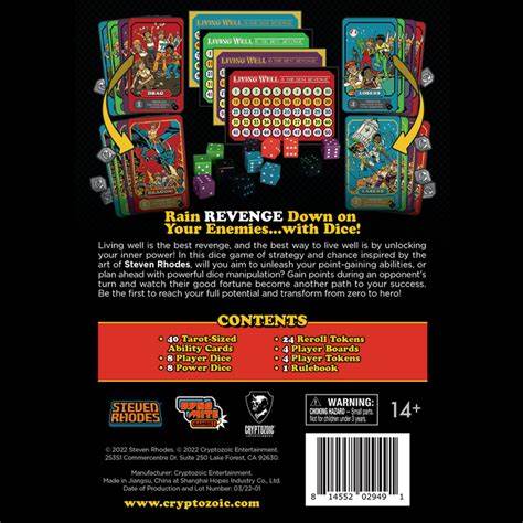 Living Well is the Best Revenge Steven Rhodes Games Vol 2 Board Game by Cryptozoic Entertainment