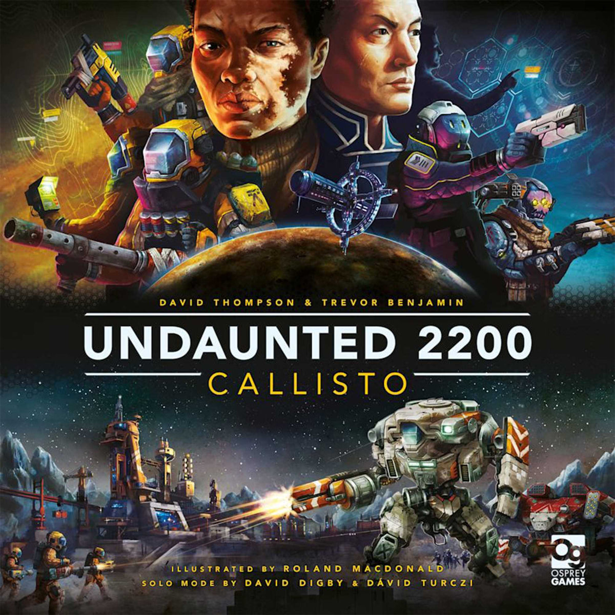 Undaunted 2200 Callisto Board Game by Osprey 1