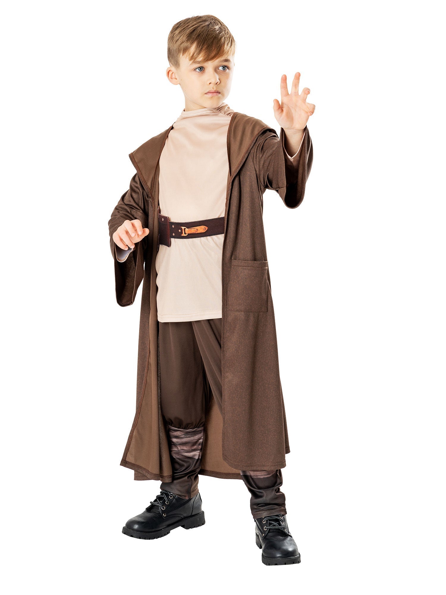 Obi Wan Kenobi Costume Deluxe Boys Jedi Master 1