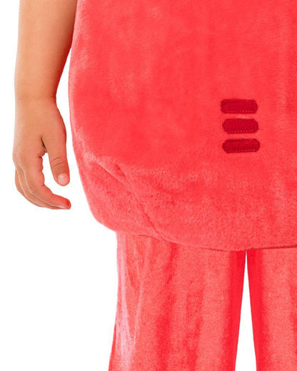 Oddbods Fuse Kids Fur Costume Red 4