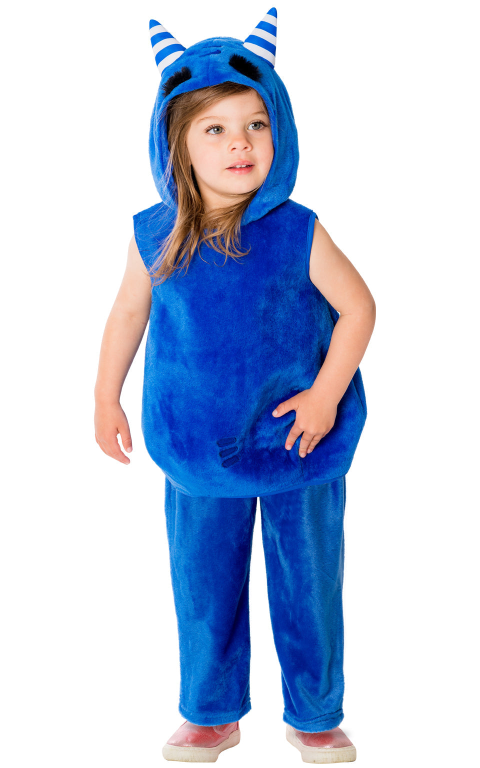 Oddbods Pogo Costume for Kids Blue Jumpsuit_1