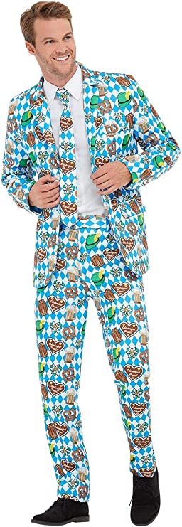 Oktoberfest Beer Festival Adult Blue Suit 4