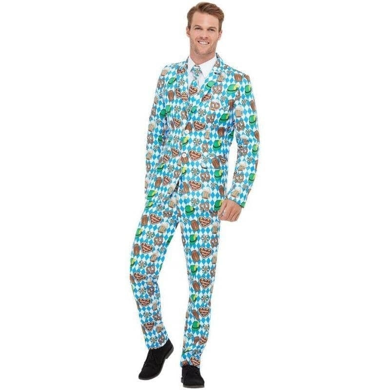 Oktoberfest Beer Festival Adult Blue Suit 1