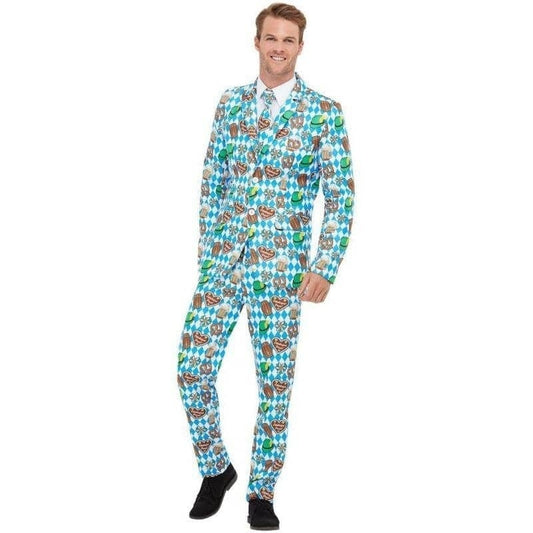 Oktoberfest Beer Festival Adult Blue Suit 1