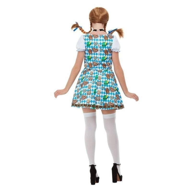 Oktoberfest Beer Maiden Costume Adult Blue 2