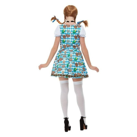 Oktoberfest Beer Maiden Costume Adult Blue 2