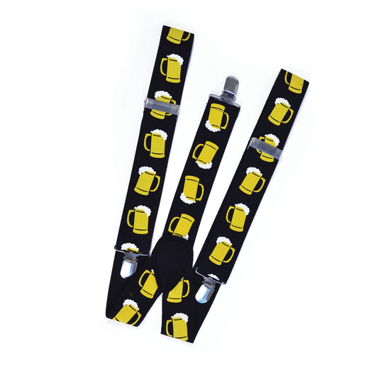 Oktoberfest Beer Mug Braces Costume Accessories Unisex 1