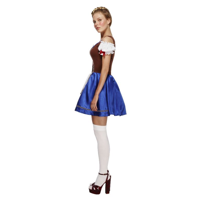 Oktoberfest Dirndl Costume Blue Ladies Dress 3