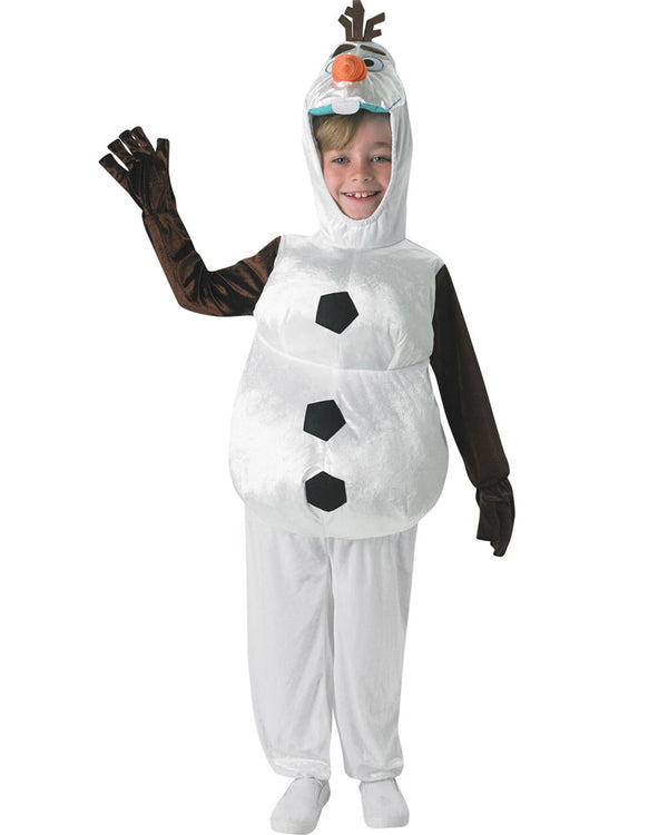 Olaf Frozen Boys Disney White Snowman Costume 2