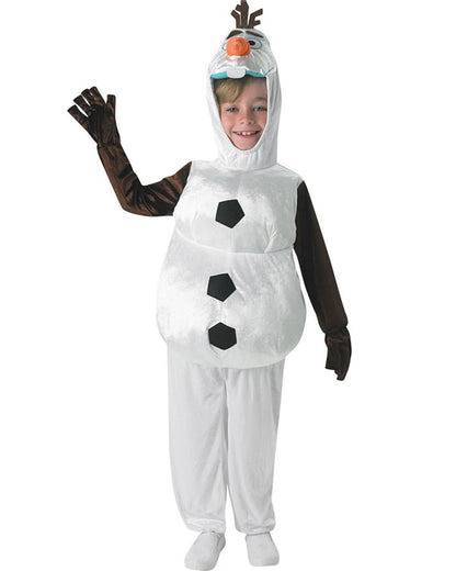 Olaf Frozen Boys Disney White Snowman Costume 2