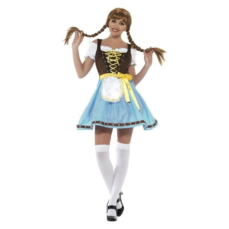 Olga Bavarian Costume Adult Blue White 2
