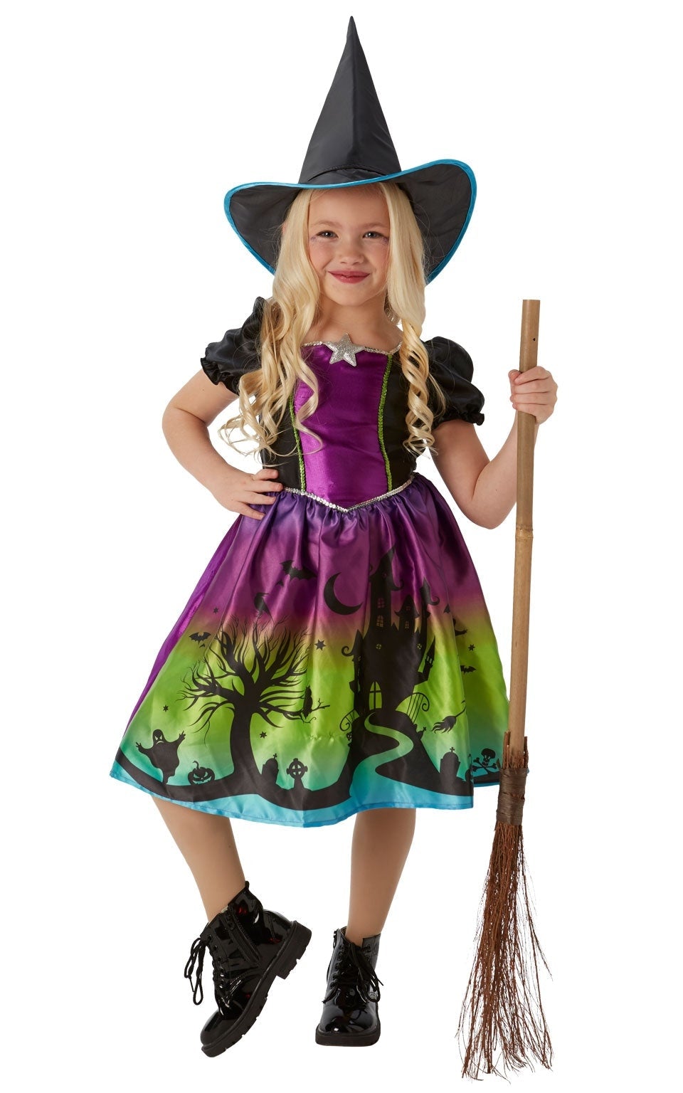 Ombre Witch Costume Girls 1