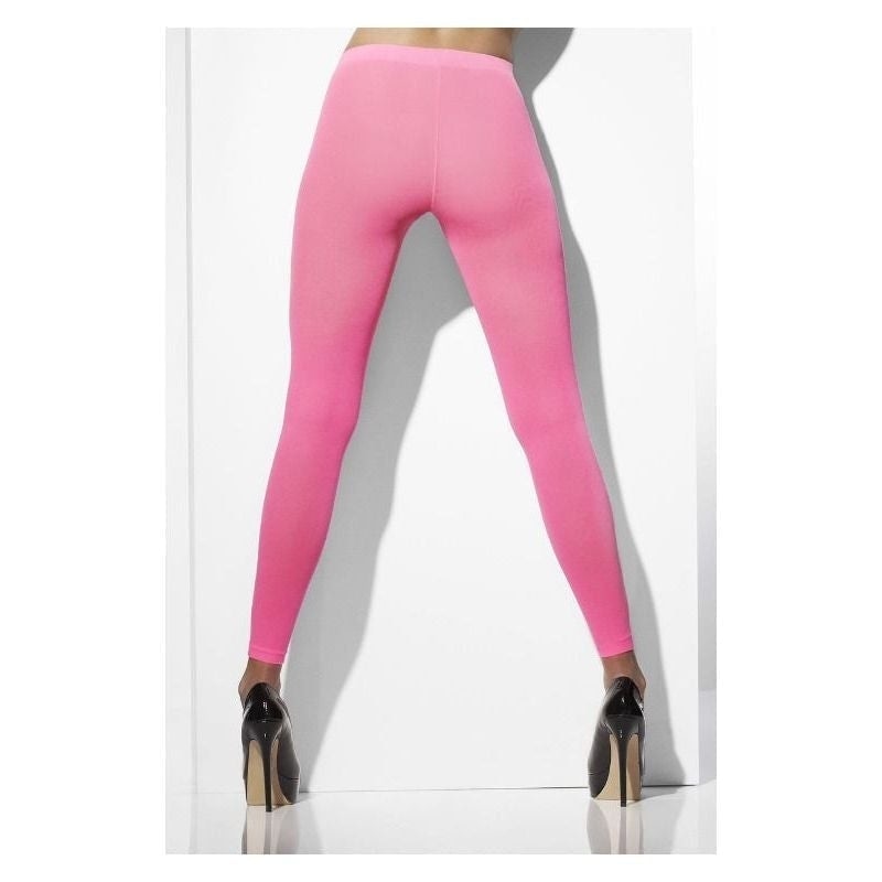 Size Chart Opaque Footless Tights Adult Neon Pink
