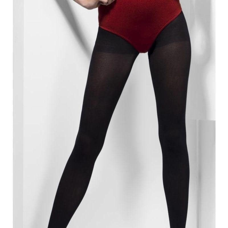 Opaque Tights Black Adult Costume Accessory 2
