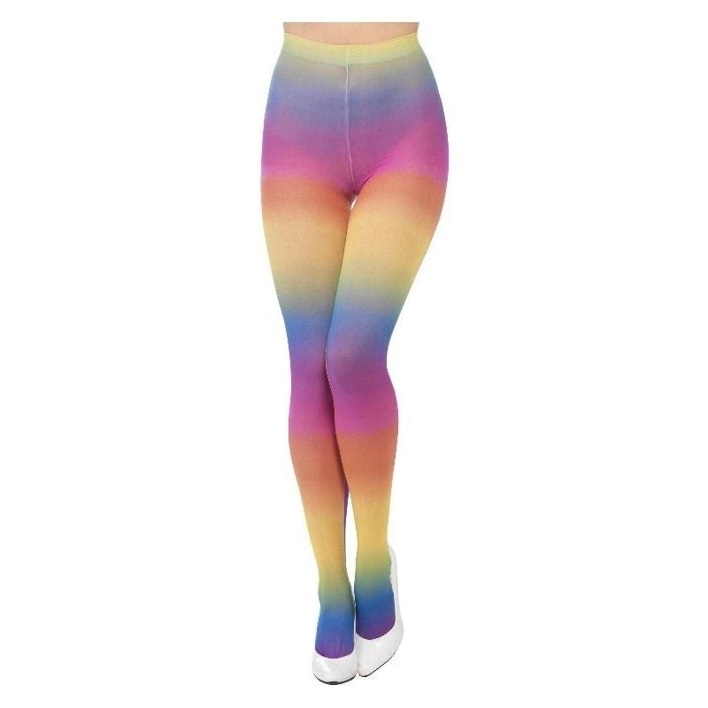 Opaque Tights Adult Rainbow Costume Accessory 1